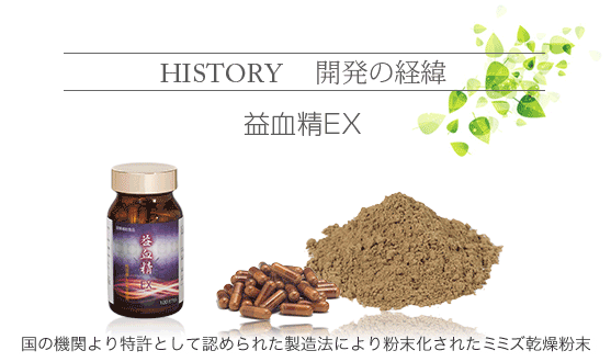 益血精EX 開発経緯